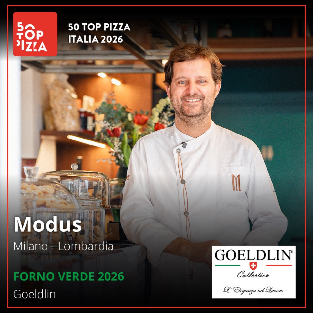 Riconoscimento Forno Verde 2026 di 50 Top Pizza Italia a Modus, Milano